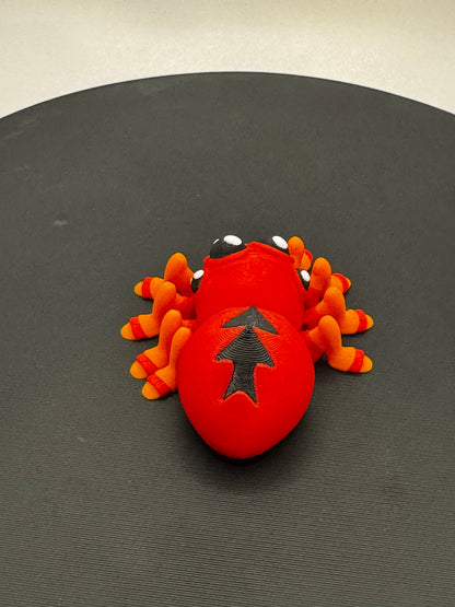 Articulated 3D Printed Spider - Fidget Toy & Halloween Deco, Spooky Gift for Kids Adults