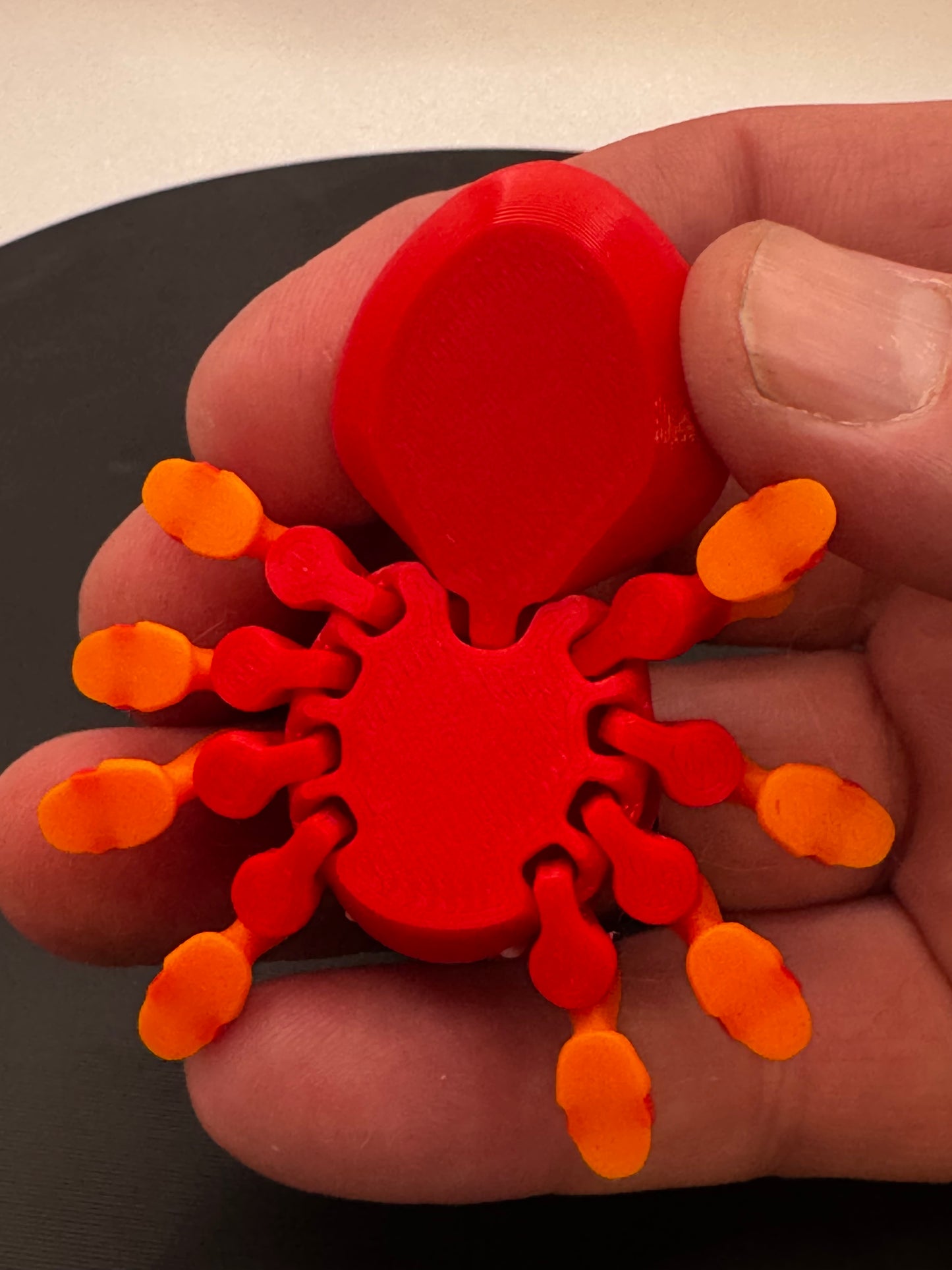 Articulated 3D Printed Spider - Fidget Toy & Halloween Deco, Spooky Gift for Kids Adults