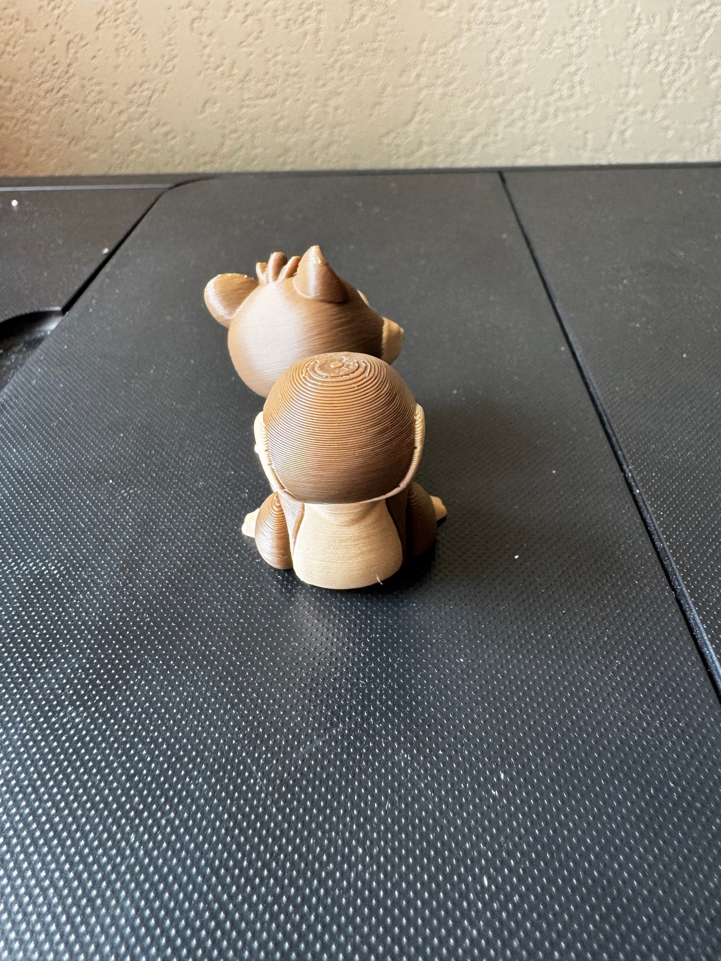 2 Inch Flexi Squirrel - 3D Printed Articulated Fidget Toy With Rotating Head