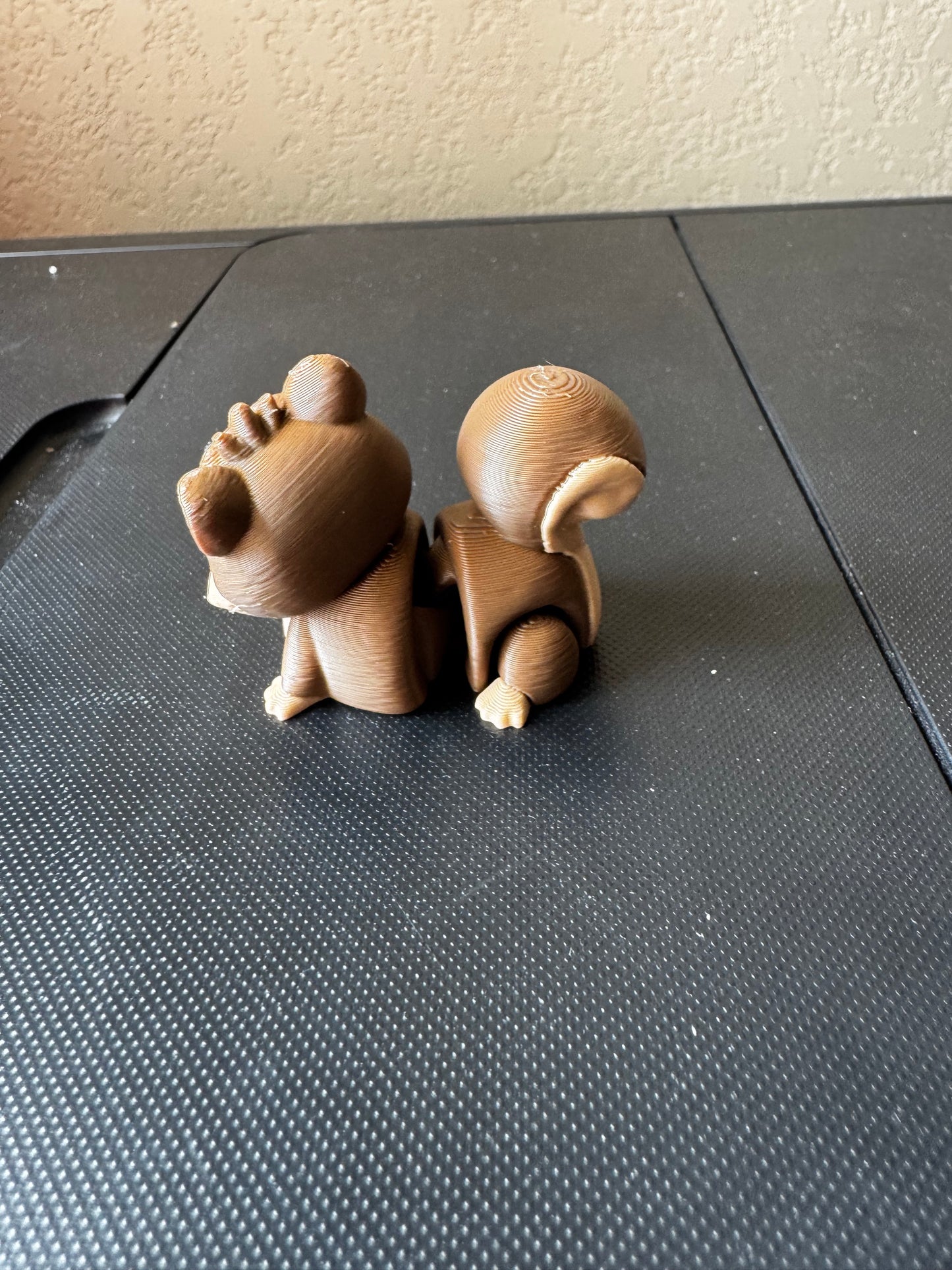 2 Inch Flexi Squirrel - 3D Printed Articulated Fidget Toy With Rotating Head