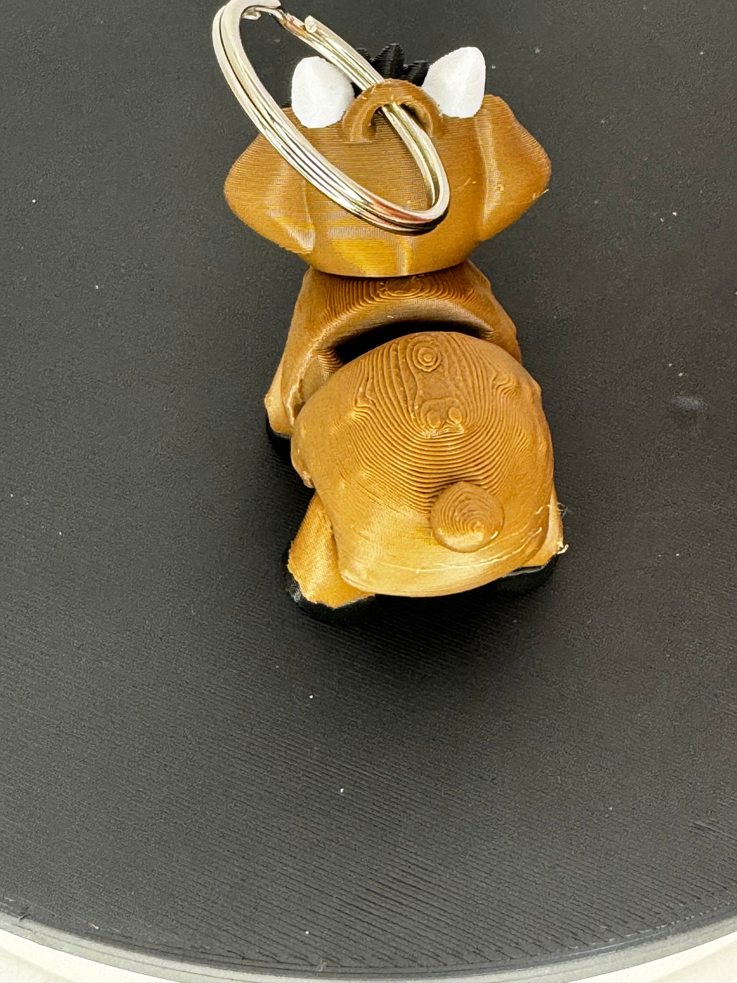 2 Inch Flexi Goat Keychain 3D Printed Animal Fidget Toy, Posable Figurine