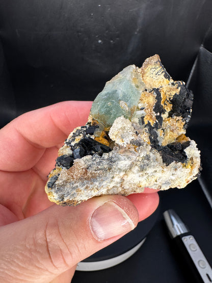 Natural Aquamarine Cluster Mineral Specimen Namibia 123G