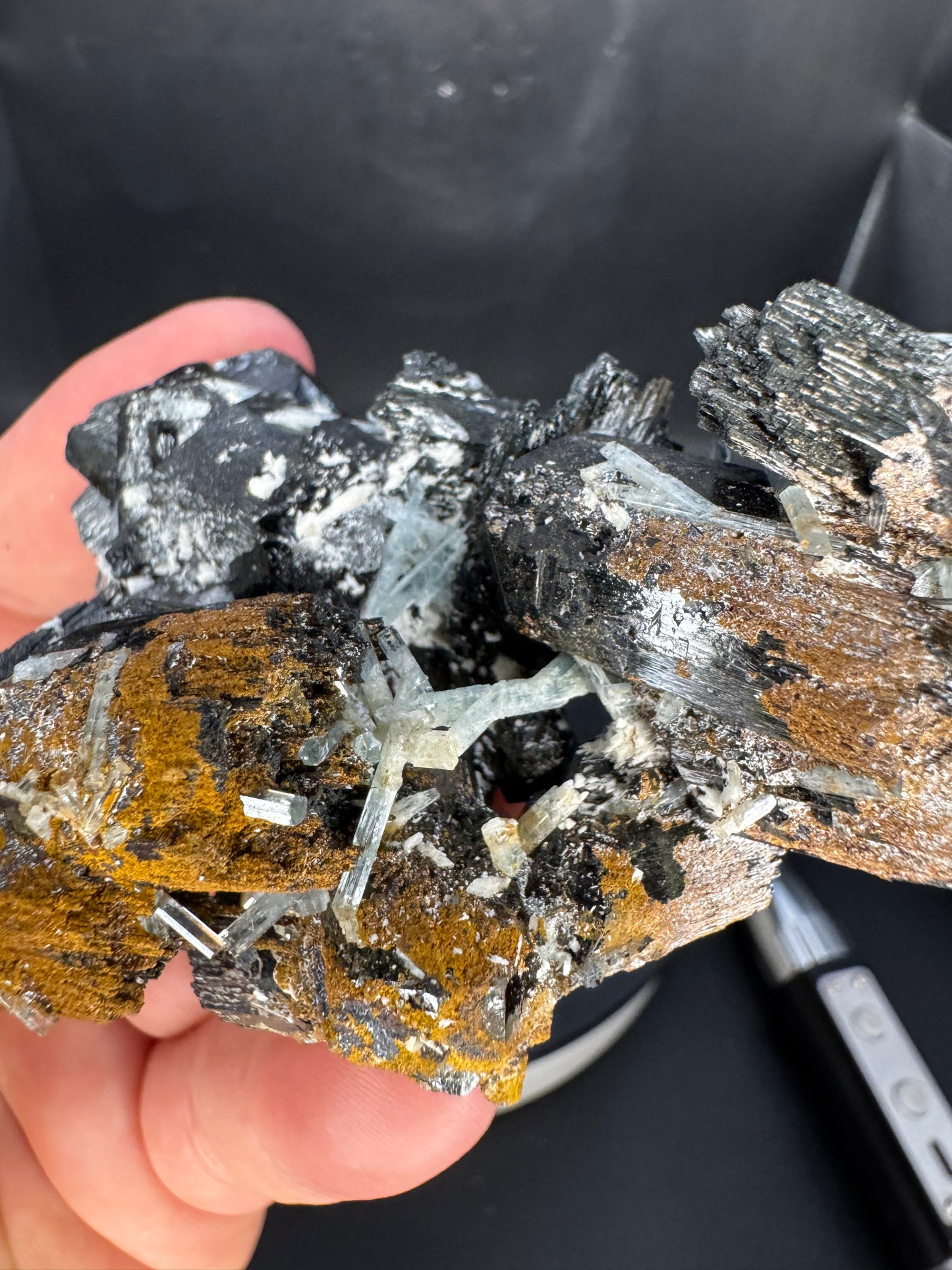 Natural Aquamarine Cluster Mineral Specimen Namibia 155G