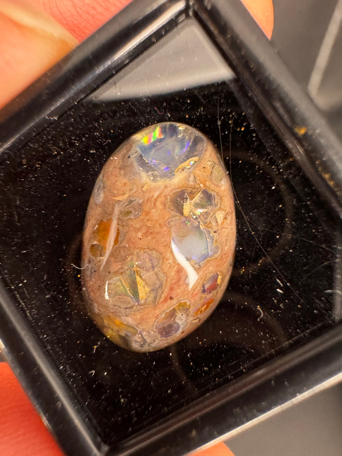 Mexican Cantera Fire Opal Cabochon 14.5 CT