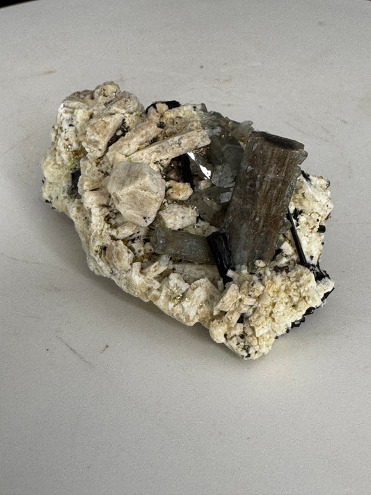 Natural Aquamarine Cluster Mineral Specimen Namibia 36G