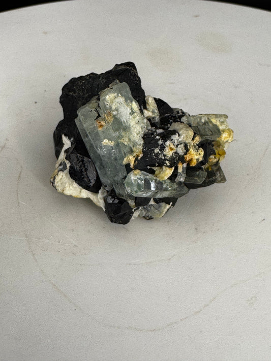 Natural Aquamarine Cluster Mineral Specimen Namibia 50G