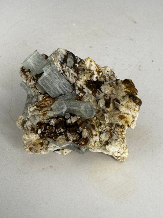 Natural Aquamarine Cluster Mineral Specimen Namibia 38G