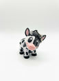 Flexi Cow Keychain - 3D Printed Articulated Moving Head, Cute Farm Animal Charm for Tote Bag, Bag Accessories