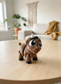 2 Inch Flexi Goat 3D Printed Animal Fidget Toy, Posable Figurine