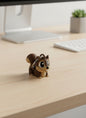 2 Inch Flexi Squirrel Keychain - 3D Printed Articulated Fidget Toy With Rotating Head