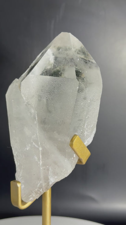 Brazilian Garden Quartz on Custom Stand