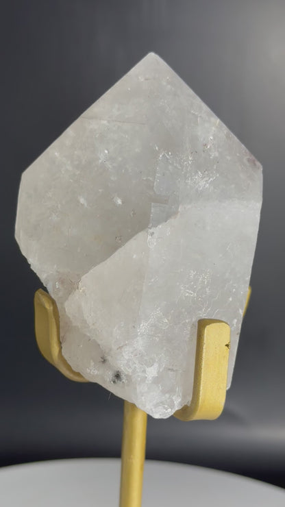 Brazilian Quartz on Custom Stand