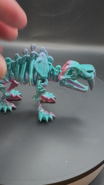 Flexi Sabertooth Skeleton Dino
