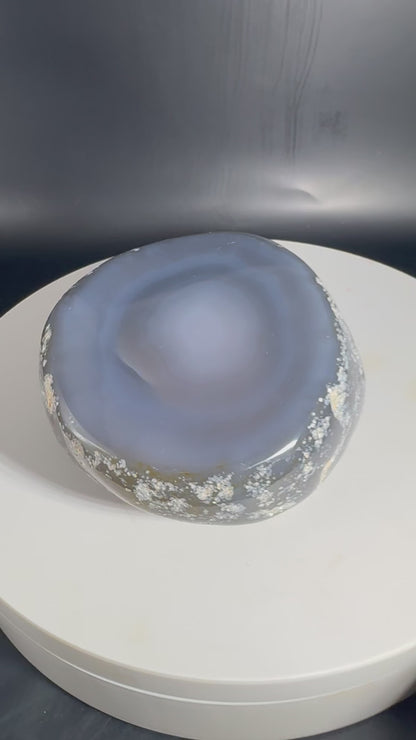 Enhydro banded Agate from Brazil