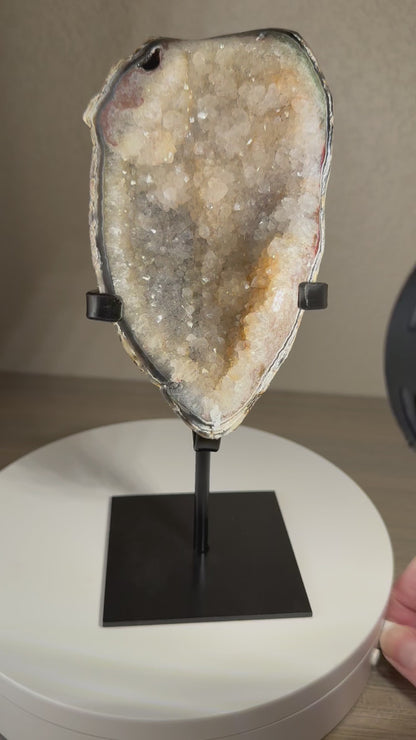 Brazilian Geode of Custom Stand