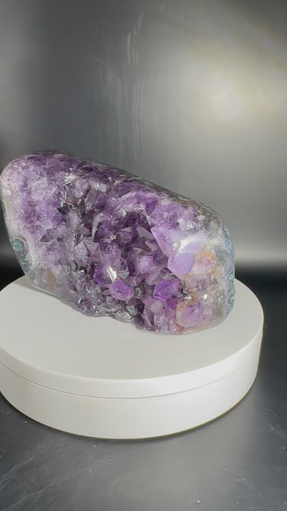 Dark Brazilian Purple Amethyst 3.3 lbs!