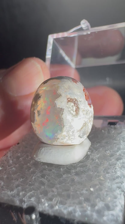 Mexican Cantera Fire Opal Cabochon