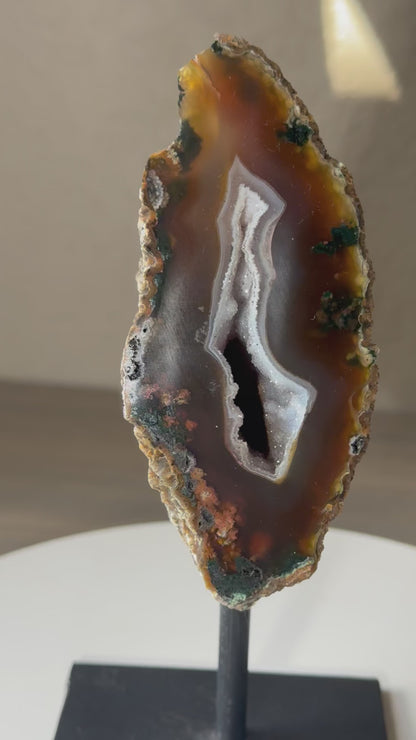 Brazilian Geode of Custom Stand