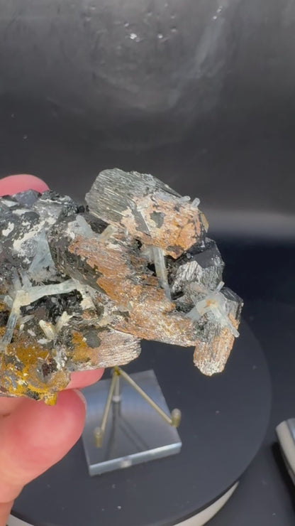Natural Aquamarine Cluster Mineral Specimen Namibia 155G