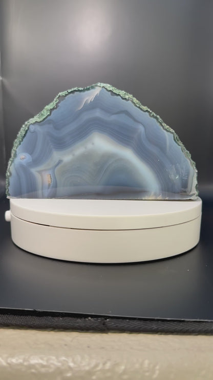 Beautiful Natural Brazilian Blue Agate