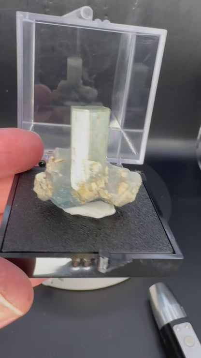 Natural Aquamarine Mineral Specimen Namibia