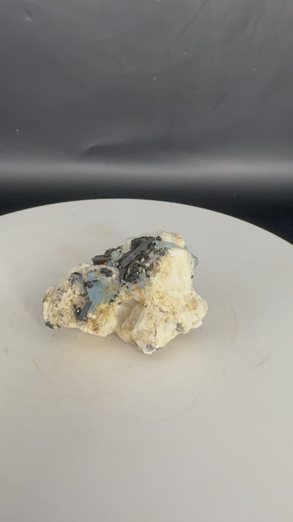 Natural Aquamarine Cluster Mineral Specimen Namibia 63G