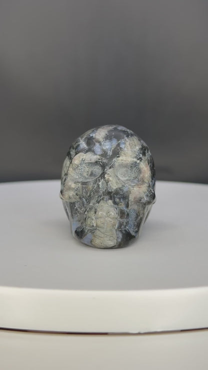 Hand Carved Rhyolite Skull