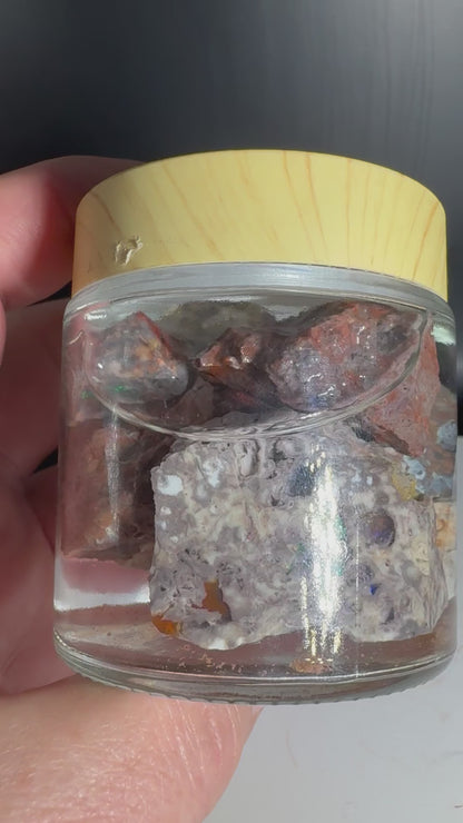 Cantera Fire Opal Jar