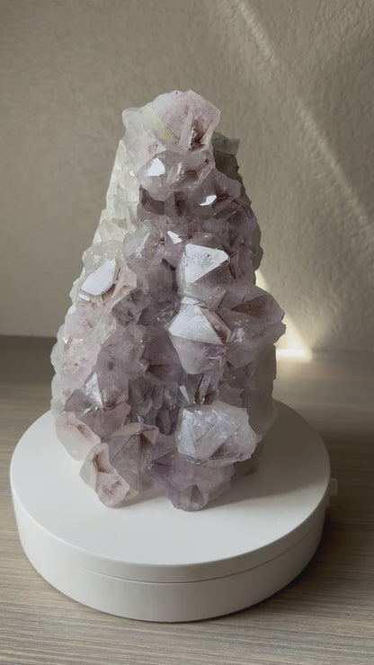 Amethyst Cluster with Phantoms from Brazil 8.8 lbs