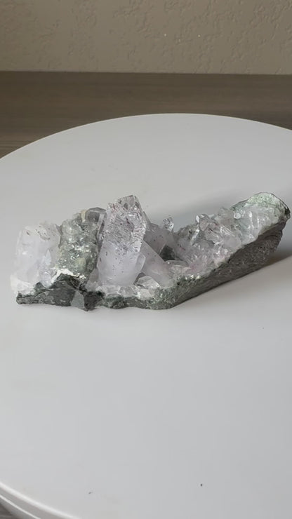 Natural Phantom Quartz Crystal Cluster from Namibia Africa 78 grams