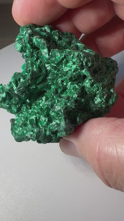 Fibrous Malachite from Congo 140 Grams