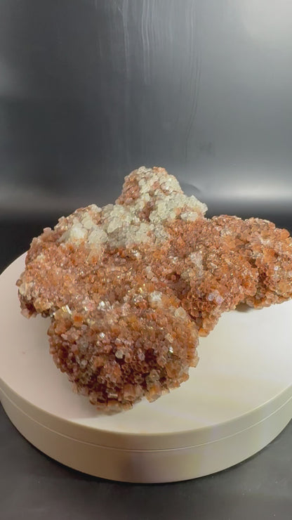 Aragonite Crystal Cluster Mineral Specimen from Morocco 2.6 lbs UV Reactive