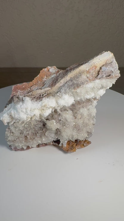 UV Reactive Multi Colored Grateful Dead Calcite from La Ojuela mine, Mapimi, Durango, Mexico 207 grams