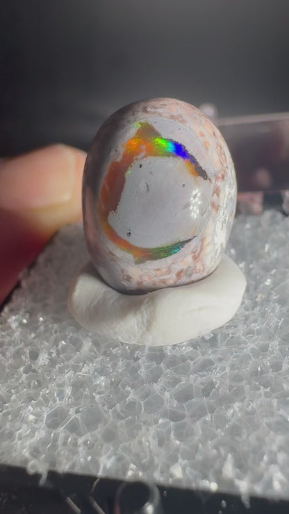 Mexican Cantera Fire Opal Cabochon