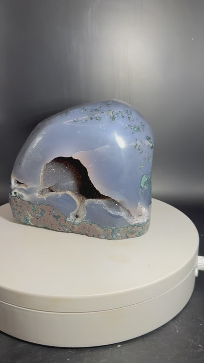 Blue Agate Cathedral from Brazil