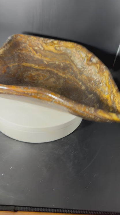 Large Moroccan Onyx Bowl 3.27 LBS!